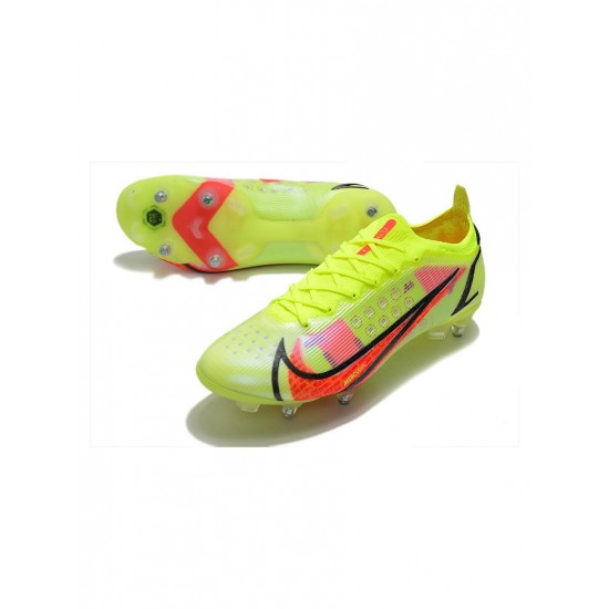 Nike Mercurial Vapor 14 Montivation Pack SG Pro Volt Bright Crimson Black Soccer Cleats