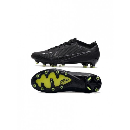 Nike Mercurial Vapor 15 Elite AG Pro Black Dark Smoke Grey Summit White Volt Soccer Cleats