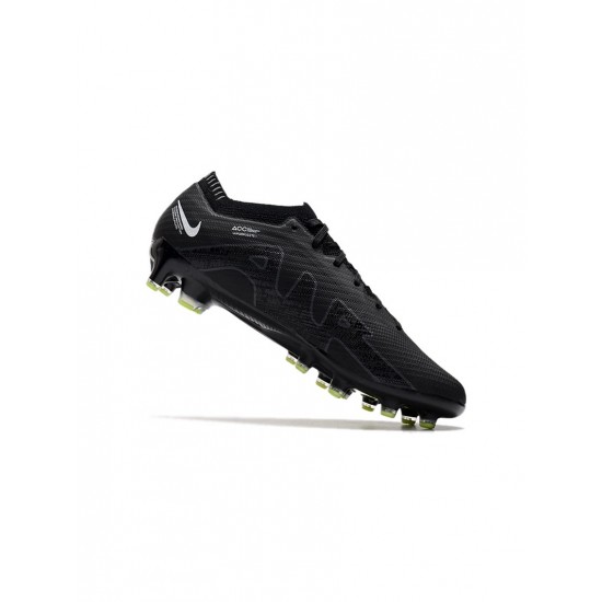 Nike Mercurial Vapor 15 Elite AG Pro Black Dark Smoke Grey Summit White Volt Soccer Cleats