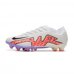 Nike Mercurial Vapor 15 Elite AG Pro White Off Noir Coconut Milk Soccer Cleats