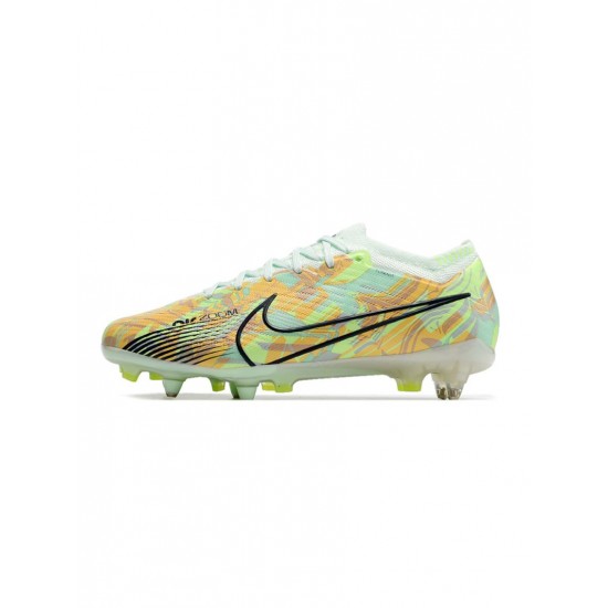 Nike Mercurial Vapor 15 Elite Bonded SG Barely Green Blackened Blue Total Orange Soccer Cleats