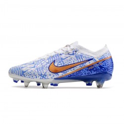 Nike Mercurial Vapor 15 Elite Cr7 SG White Metallic Copper Concord Soccer Cleats