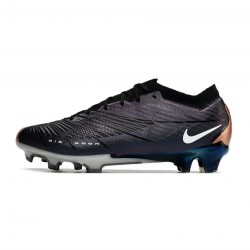 Nike Mercurial Vapor 15 Elite FG Black Silver Soccer Cleats