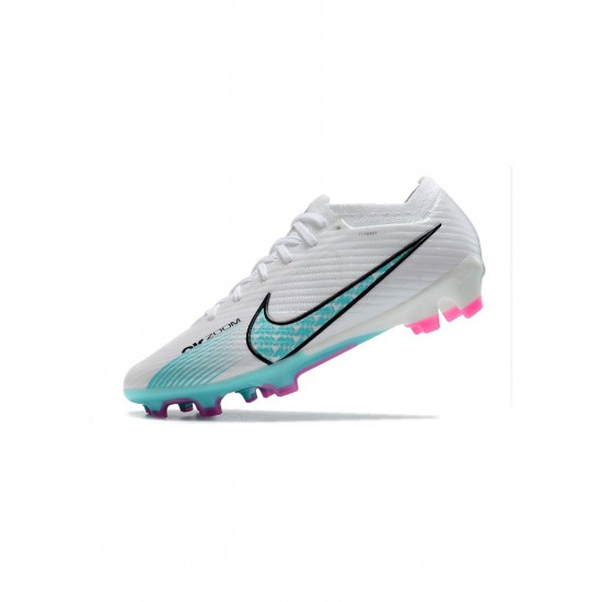 Nike Mercurial Vapor 15 Elite FG White Blue Pink Soccer Cleats