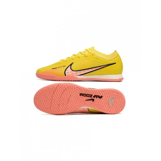 Nike Mercurial Vapor 15 Elite IC Yellow Soccer Cleats