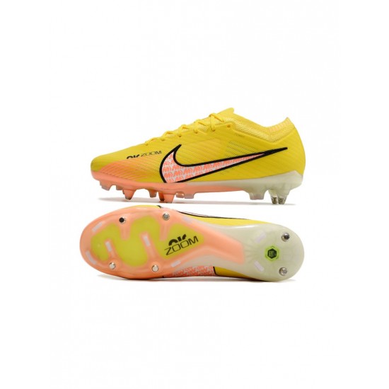 Nike Mercurial Vapor 15 Elite Lucent SG Yellow Strike Sunset Glow Doll Soccer Cleats