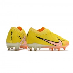 Nike Mercurial Vapor 15 Elite Lucent SG Yellow Strike Sunset Glow Doll Soccer Cleats