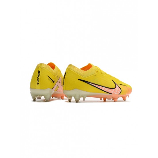 Nike Mercurial Vapor 15 Elite Lucent SG Yellow Strike Sunset Glow Doll Soccer Cleats