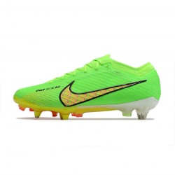 Nike Mercurial Vapor 15 Elite SG Pro Green Gold Red Soccer Cleats