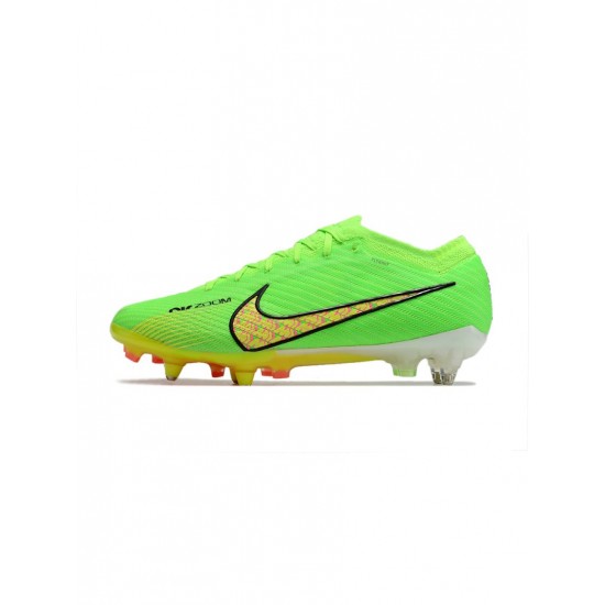 Nike Mercurial Vapor 15 Elite SG Pro Green Gold Red Soccer Cleats