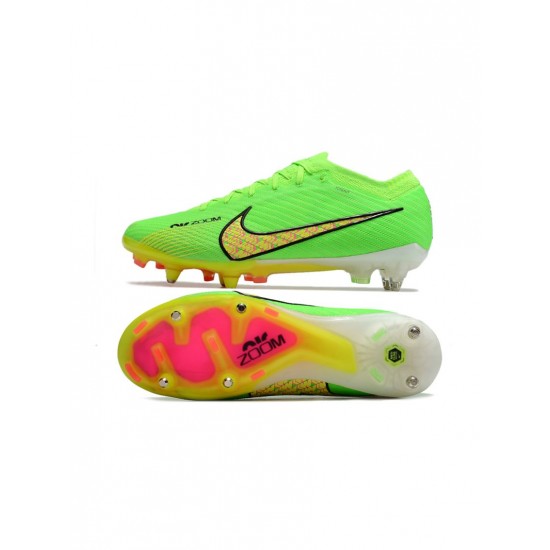 Nike Mercurial Vapor 15 Elite SG Pro Green Gold Red Soccer Cleats