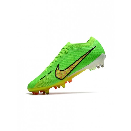 Nike Mercurial Vapor 15 Elite SG Pro Green Gold Red Soccer Cleats