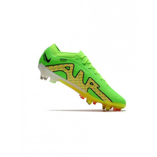 Nike Mercurial Vapor 15 Elite SG Pro Green Gold Red Soccer Cleats