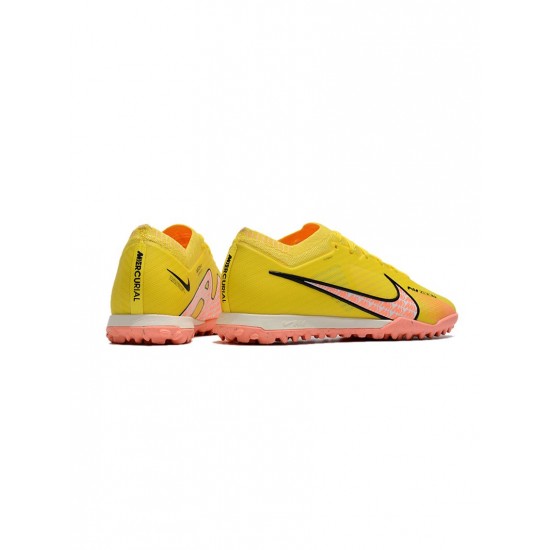 Nike Mercurial Vapor 15 Elite TF Yellow Soccer Cleats