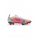 Nike Mercurial Vapor Dragonfly 14 Elite FG White Metallic Silver Dark Raisin Soccer Cleats