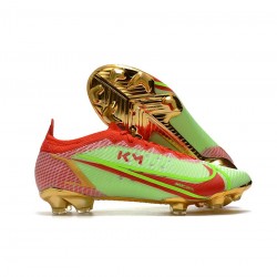 Nike Mercurial Vapor Xiv Elite FG Mbappe Green Red Gold Soccer Cleats