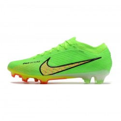 Nike Mercurial Vapor Xv Elite FG Green Gold Red  Soccer Cleats