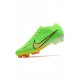 Nike Mercurial Vapor Xv Elite FG Green Gold Red  Soccer Cleats