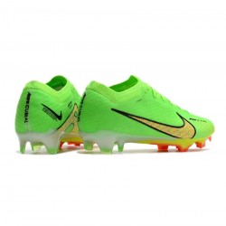 Nike Mercurial Vapor Xv Elite FG Green Gold Red  Soccer Cleats