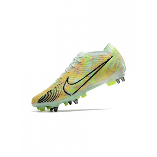 Nike Mercurial Vapor Xv Elite SG Pro Barely Green Blackened Blue Total Orange Soccer Cleats