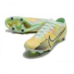 Nike Mercurial Vapor Xv Elite SG Pro Barely Green Blackened Blue Total Orange Soccer Cleats