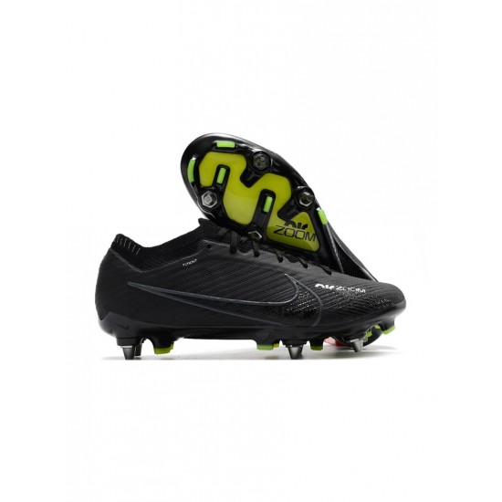 Nike Mercurial Vapor Xv Elite SG Pro Black Dark Smoke Grey Summit White Volt Soccer Cleats