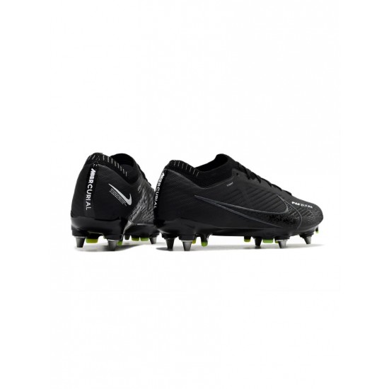 Nike Mercurial Vapor Xv Elite SG Pro Black Dark Smoke Grey Summit White Volt Soccer Cleats