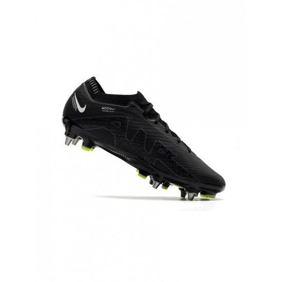 Nike Mercurial Vapor Xv Elite SG Pro Black Dark Smoke Grey Summit White Volt Soccer Cleats