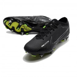 Nike Mercurial Vapor Xv Elite SG Pro Black Dark Smoke Grey Summit White Volt Soccer Cleats