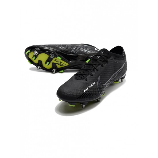 Nike Mercurial Vapor Xv Elite SG Pro Black Dark Smoke Grey Summit White Volt Soccer Cleats