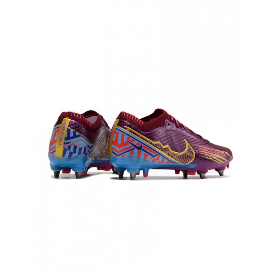 Nike Mercurial Vapor Xv Elite SG Pro Dark Beetroot Metallic Vivid Gold Soccer Cleats