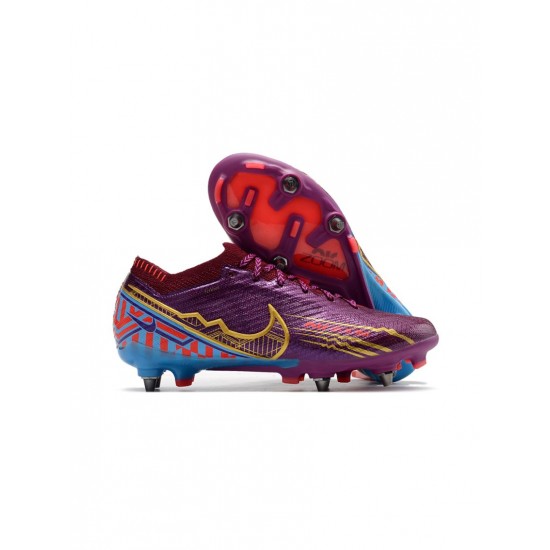 Nike Mercurial Vapor Xv Elite SG Pro Dark Beetroot Metallic Vivid Gold Soccer Cleats