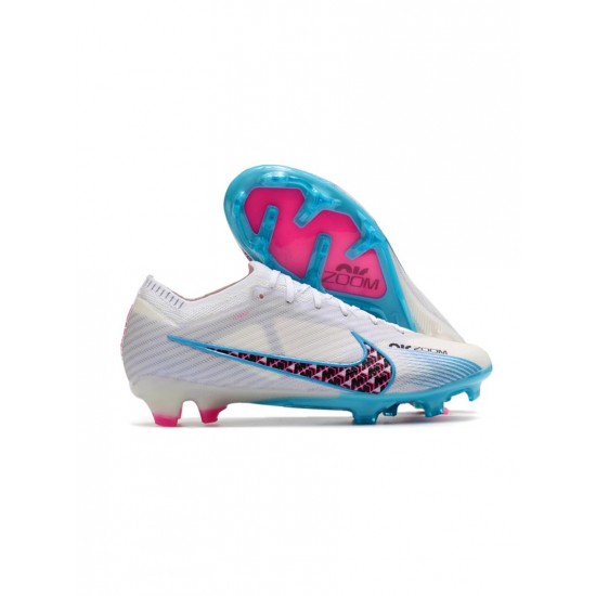 Nike Mercurial Vapor Xv Elite SG Pro White Baltic Blue Pink Blastindigo Haze Soccer Cleats