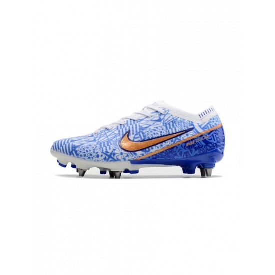 Nike Mercurial Vapor Xv Elite SG Pro White Metallic Copper Concord Soccer Cleats