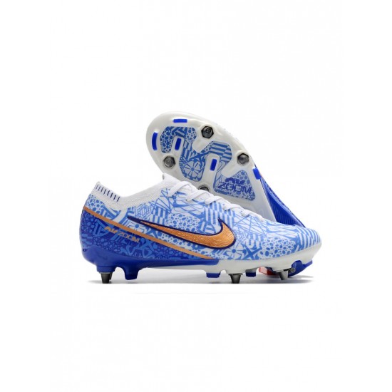 Nike Mercurial Vapor Xv Elite SG Pro White Metallic Copper Concord Soccer Cleats