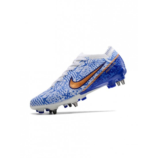 Nike Mercurial Vapor Xv Elite SG Pro White Metallic Copper Concord Soccer Cleats