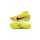 Nike Zoom Mercurial Superfly Ix Elite FG Firm Ground Yellow Purple Soccer Cleats