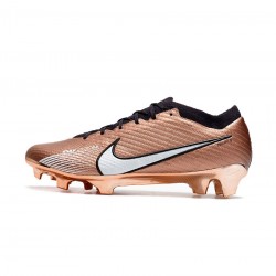 Nike Zoom Mercurial Vapor Xv Elite FG Firm Ground Metallic Copper White Soccer Cleats