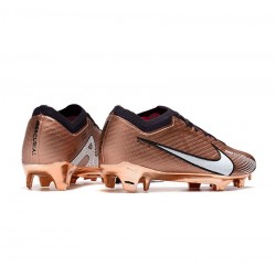 Nike Zoom Mercurial Vapor Xv Elite FG Firm Ground Metallic Copper White Soccer Cleats