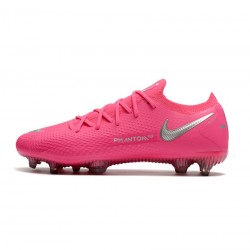 Nike Phantom Gt Elite FG Pink Silver Soccer Cleats