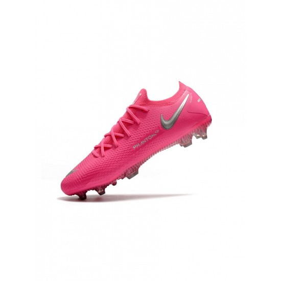 Nike Phantom Gt Elite FG Pink Silver Soccer Cleats