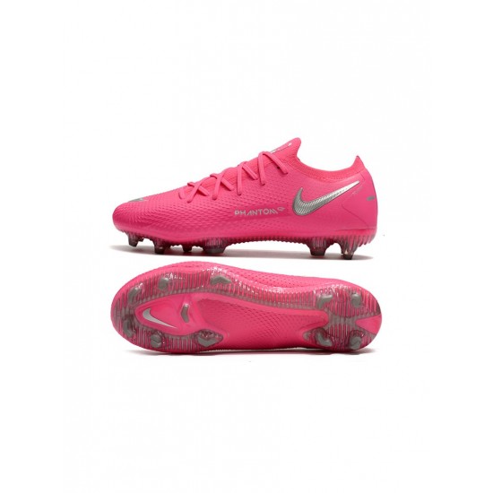 Nike Phantom Gt Elite FG Pink Silver Soccer Cleats