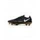 Nike Phantom Gt K Leather Tech Craft FG Black White Pro Gold Metallic Gold Soccer Cleats