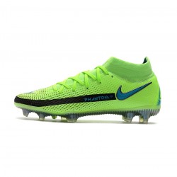 Nike Phantom Gt Elite Df FG Lime Glow Aquamarine Soccer Cleats