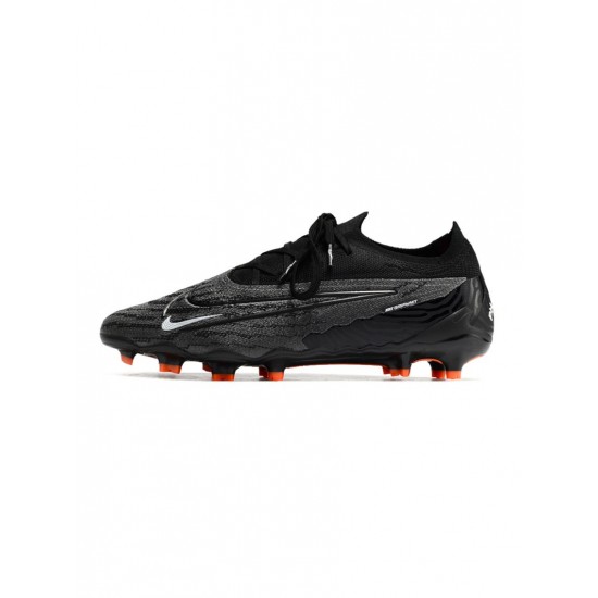 Nike Phantom Gx Elite FG Black Summit White Dark Smoke Grey Soccer Cleats