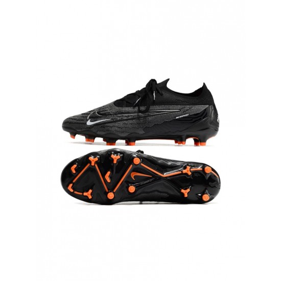 Nike Phantom Gx Elite FG Black Summit White Dark Smoke Grey Soccer Cleats