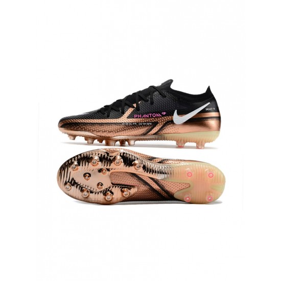 Nike Phantom Gt 2 Elite AG Pro Generation Metallic Copper White Black Soccer Cleats