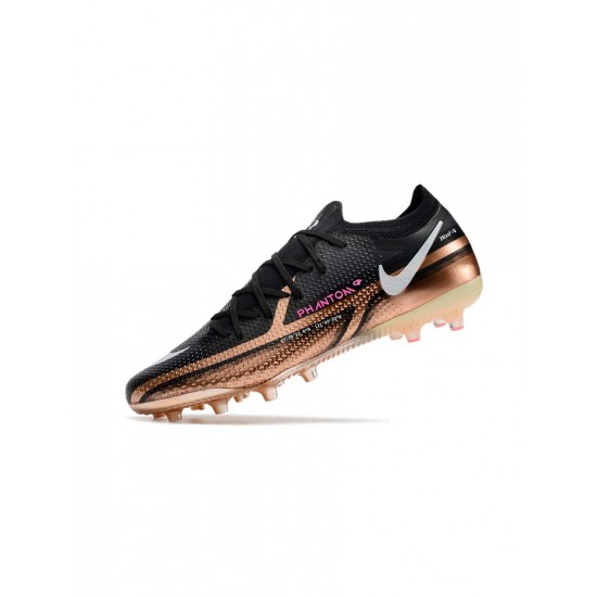 Nike Phantom Gt 2 Elite AG Pro Generation Metallic Copper White Black Soccer Cleats