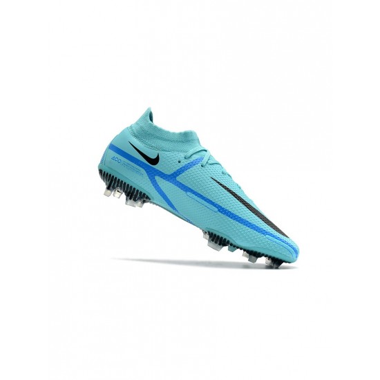Nike Phantom Gt 2 Elite Df FG Blue  Soccer Cleats