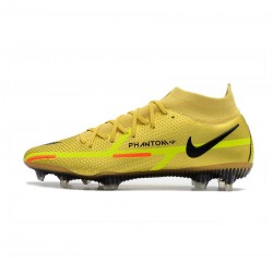 Nike Phantom Gt 2 Elite Df FG Yellow Black Volt Soccer Cleats